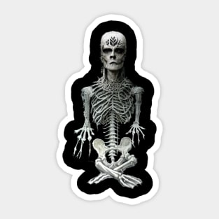 BlackMetal Homunculus Skeleton Artwork Sticker